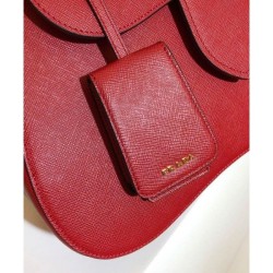 Inspired Prada Sidonie Large Saffiano Bag 1BN002 Red