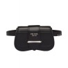 AAA+ Prada Sidonie leather belt-bag 1BL021 Black