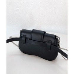 AAA+ Prada Sidonie leather belt-bag 1BL021 Black