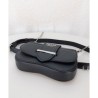 AAA+ Prada Sidonie leather belt-bag 1BL021 Black