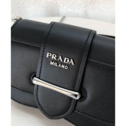 AAA+ Prada Sidonie leather belt-bag 1BL021 Black