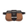 Copy Prada Sidonie leather belt-bag 1BL021 Coffee