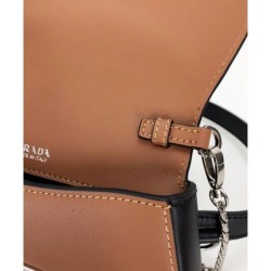 Copy Prada Sidonie leather belt-bag 1BL021 Coffee