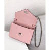 Wholesale Prada Macro Logo Leather Crossbody Bag 1BD097 Pink