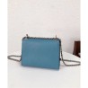 1:1 Mirror Prada Monochrome Saffiano leather bag 1BD127 Blue