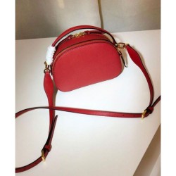 Fashion Prada Odette Saffiano Leather Bag 1BH123 Red