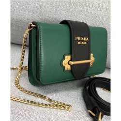 Fashion Prada Cahier Bag 1BL004 Green