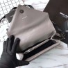 1:1 Mirror YSL Saint Laurent Medium Monogram Kate Chain Shoulder Bag Light Gray