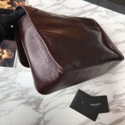 Replicas YSL Saint Laurent Medium Niki Chain Bag Burgundy