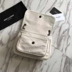 7 Star YSL Saint Laurent Medium Niki Chain Bag White