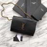 AAA+ YSL Saint Laurent Medium Reversible Kate Suede and Smooth Leather Black