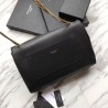AAA+ YSL Saint Laurent Medium Reversible Kate Suede and Smooth Leather Black