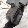 AAA+ YSL Saint Laurent Medium Reversible Kate Suede and Smooth Leather Black