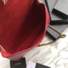 Top Quality YSL Saint Laurent Medium Reversible Kate Suede and Smooth Leather Red