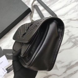 Designer YSL Saint Laurent Niki Mini Studs Flap Bag