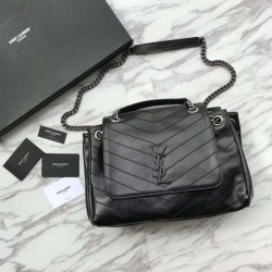 High YSL Saint Laurent Nolita Bag Black