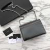 Perfect YSL Saint Laurent Sunset Diamond Cowhide Bag Black