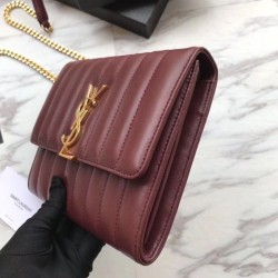 Best YSL Saint Laurent Vicky Large Bag Red