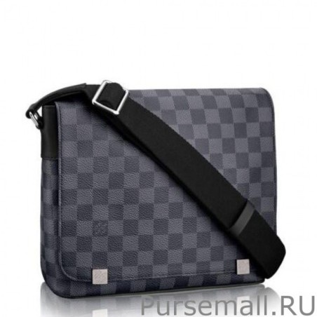 Replica District PM Bag Damier Graphite N41028