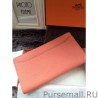 1:1 Mirror Hermes Constance Long Wallet In Crevette Leather