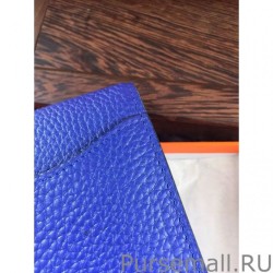 Top Quality Hermes Constance Long Wallet In Electric Blue Leather