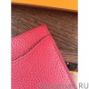Copy Hermes Constance Long Wallet In Fuchsia Leather