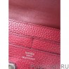 Copy Hermes Constance Long Wallet In Fuchsia Leather