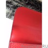 Inspired Hermes Constance Long Wallet In Vermillion Leather