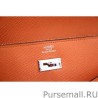 High Quality Hermes Kelly Longue Wallet In Crevette Epsom Leather