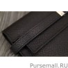 Knockoff Hermes Kelly Longue Wallet In Black Epsom Leather