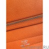 Top Quality Hermes Bearn Wallet In Orange Epsom Leather