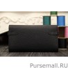 Top Hermes Kelly Longue Wallet In Black Clemence Leather