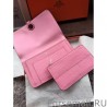 High Quality Hermes Dogon Wallet In Pink Leather