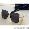 Replicas Dior Shaded Square Sunglasses Black