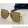 Perfect Dior Shaded Square Sunglasses Brown