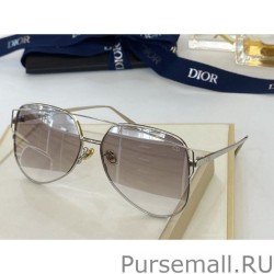 Inspired Dior stellaire Shaded Square Sunglasses Silver