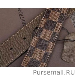 Top Inventeur Damier Ebene Canvas Reversible Belt M9677Q