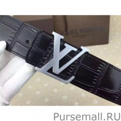 7 Star Crocodile LV Initiales 40MM Belt M9896T