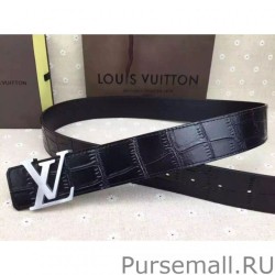 7 Star Crocodile LV Initiales 40MM Belt M9896T