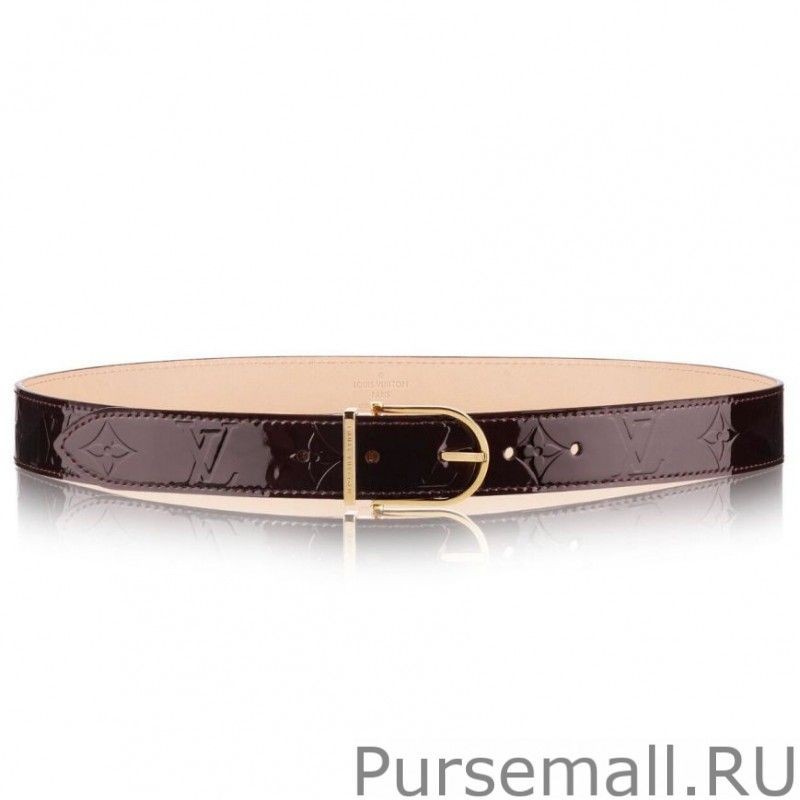 7 Star Comete 30MM Belt Monogram Vernis M9480V