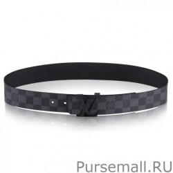 Fashion Initiales Damier Graphite Belt M9808S