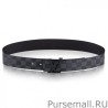 Fashion Initiales Damier Graphite Belt M9808S