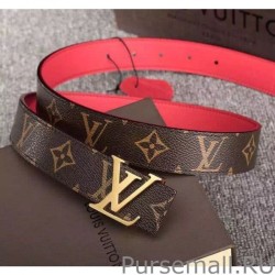 1:1 Mirror LV 30 Monogram Reversible Belt M9498U