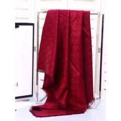 7 Star Classic Silk cashmere 140 x 140cm Red