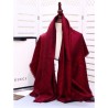 7 Star Classic Silk cashmere 140 x 140cm Red