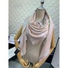 Copy GG Jacquard Wool Shawl 130 x 130 Pink