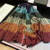 Replicas GG Jacquard Wool Shawl 130 x 130 Red