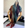 Replicas GG Jacquard Wool Shawl 130 x 130 Red