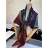 Replicas GG Jacquard Wool Shawl 130 x 130 Red