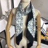 Best GG Silk Scarf 140 x 140 Black